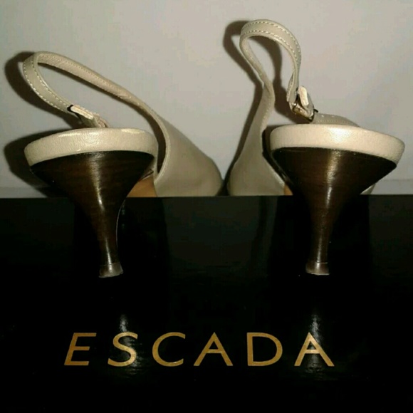 ESCADA Women's Slingback Heel Shoes Size 7.5 - Picture 4 of 8